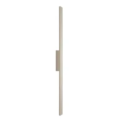LED-væglampe Demi M, sand, aluminium, højde 100 cm, IP54