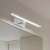 LED-væglampe Gallery kromfarvet metal bredde 41,5 cm IP44
