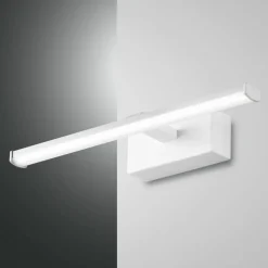 LED-væglampe, hvid, bredde 30 cm