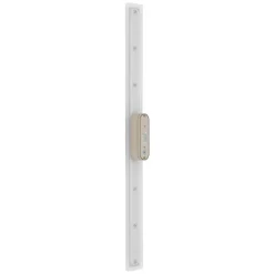 LED-væglampe Isla, sand, aluminium, højde 100 cm, IP54