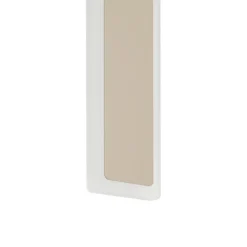 LED-væglampe Isla, sand, aluminium, højde 100 cm, IP54