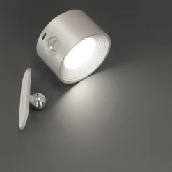 LED-væglampe Magnetics, sølv, CCT, med magnet