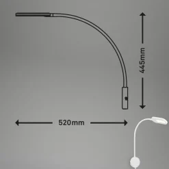 LED-væglampe 2177016 med dæmper, hvid