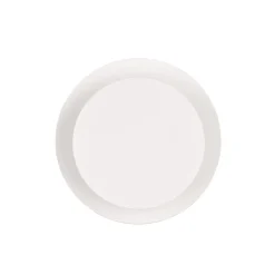 LED-væglampe Mio, rund linse, mat hvid, indirekte