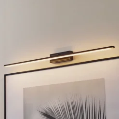 LED-væglampe Miroir 80 cm sort 4000K