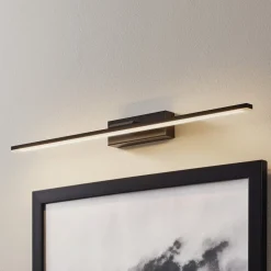 LED-væglampe Miroir 60 cm sort 3000K