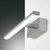 LED-væglampe Nala, krom, bredde 30 cm