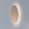 LED-væglampe Orios Plus, guld, Ø 30 cm, stål