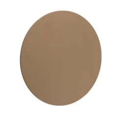 LED-væglampe Orios Plus, guld, Ø 30 cm, stål
