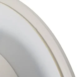 LED-væglampe Orios Plus, sandfarvet, metal, Ø 30 cm