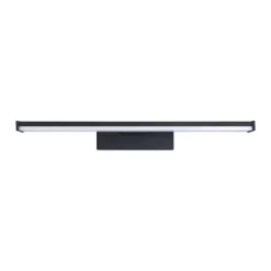 LED-væglampe Pandella 1, længde 40 cm, sort, aluminium