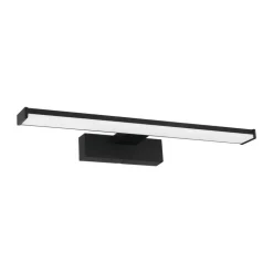 LED-væglampe Pandella 1, længde 40 cm, sort, aluminium