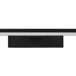LED-væglampe Pandella 1, længde 60 cm, sort, aluminium