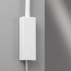 LED-væglampe Sten, hvid, højde 61 cm, gestusstyring
