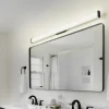 LED-væglampe til badeværelset Alla IP44 120 cm sort