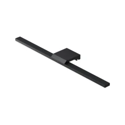 LED-væglampe til badeværelset Modena IP44 sort, 4.000 K, bredde 40 cm