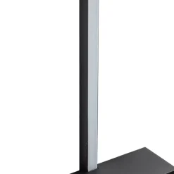 LED-væglampe Vision, højde 30 cm, metal, sort, 3.000 K
