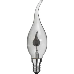 LED-vindstødpære E14 3W flammeeffekt