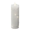 LED-vokslys hvid Lysfarve varm hvid 15,2 cm