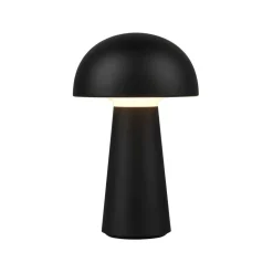Lennon LED-bordlampe, IP44, batteri, Touchdim sort