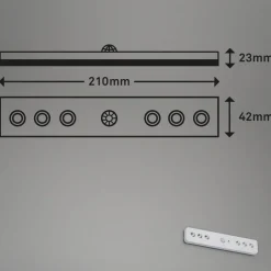 Lero Indoor LED-underskabslampe, sensor, batteri