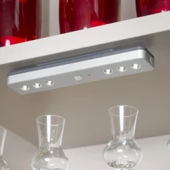Lero Indoor LED-underskabslampe, sensor, batteri