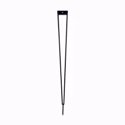 Les Jardins LED-solcellelampe Tinka, corten, 90 cm, jordspyd