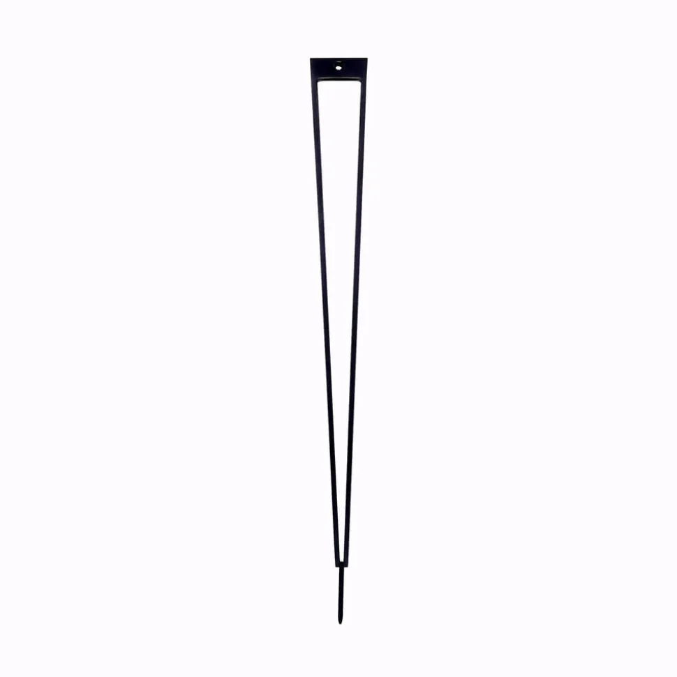 Les Jardins LED-solcellelampe Tinka, corten, 90 cm, jordspyd