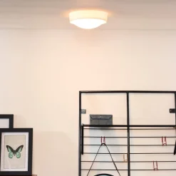 Lex loftlampe, rund, Ø 25 cm, hvid
