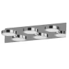 Lightme Aqua down LED-spejllampe, krom, 3 lyskilde