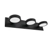 LIGHTME Aqua down LED-spejllampe 3 lyskilder sort