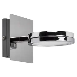 Lightme Aqua down LED-spejllampe, krom, 1 lyskilde