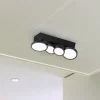 LIGHTME Aqua LED-loftlampe GU10 4 lyskilder sort