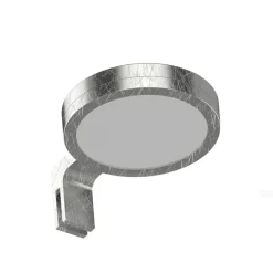 Lightme Aqua On-Top LED-spejllampe, bladsølv