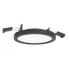 LIGHTME Aqua Plano LED indbygningslampe IP44, sort