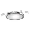 Lightme Aqua Pur LED-indbygningsspot Ø11,2 cm krom