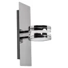 Lightme Aqua up & down LED-spejllampe, krom