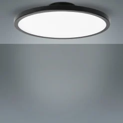 LIGHTME LED-loftslampe Aqua Ø 30,2 cm sort