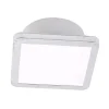 LightMe Loftslampe Aqua Uno, 11x11cm, bladssølv, IP44