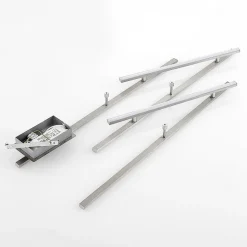 Lindby Acia LED-loftlampe, nikkel
