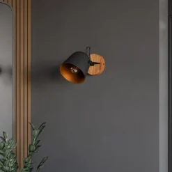 Lindby Adalin væglampe, sort