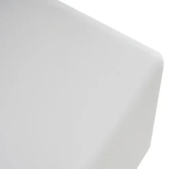 Lindby Akku-LED-udendørslampe Cubara, RGB, terning, plast