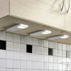 Lindby Amaryll LED-underskabsbelysning, 3 stk sølv