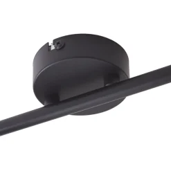 Lindby Arna loftlampe, sort, 2 lyskilder