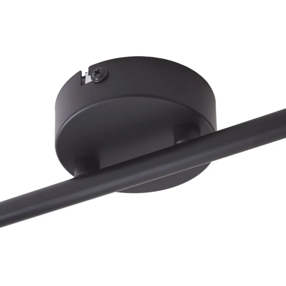 Lindby Arna loftlampe, sort, 2 lyskilder