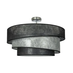Lindby Ayvira loftlampe, sort, sølv