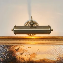 Lindby billedvægslampe Joely, 25 cm, messing, metal, E14