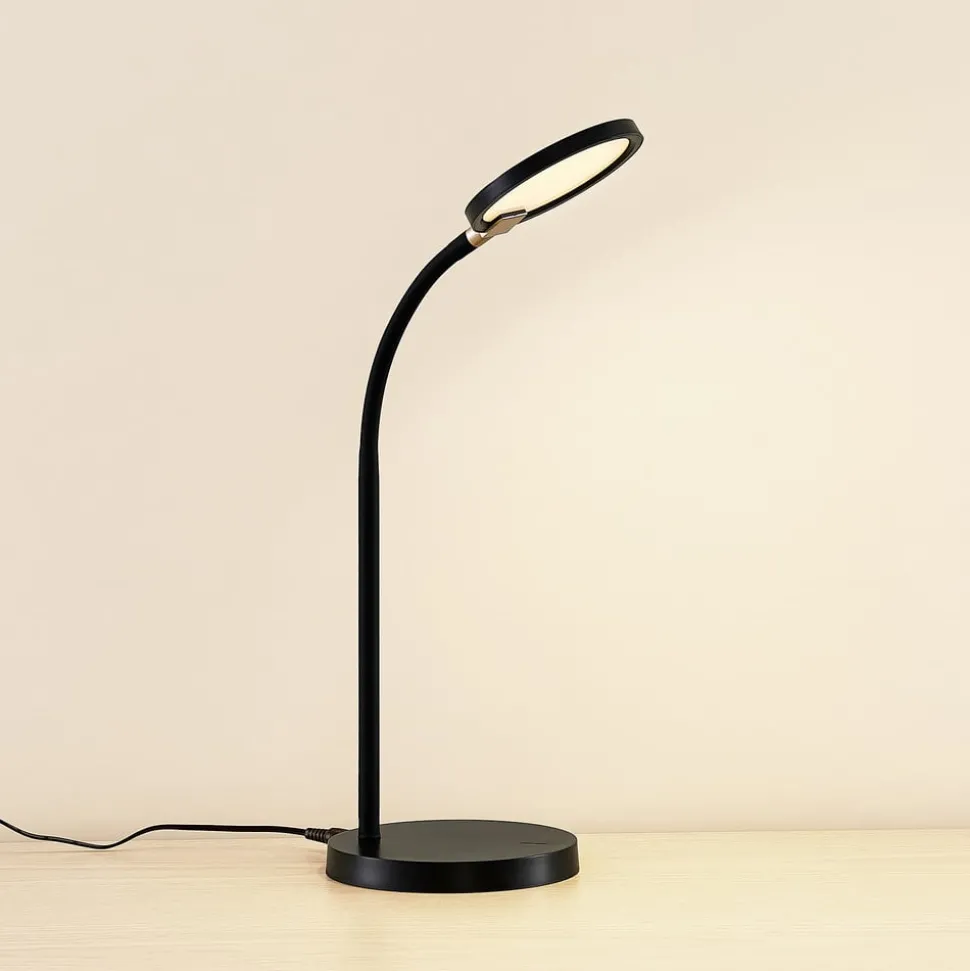 Lindby Binera LED-bordlampe med 3-trins dæmper