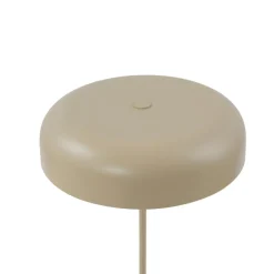 Lindby bordlampe Edion, beige, metal, 45 cm