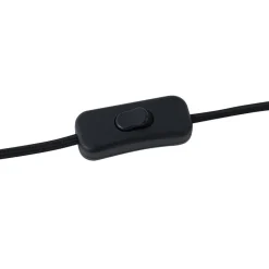 Lindby bordlampe Kimiko, højde 38 cm, træ, tekstil